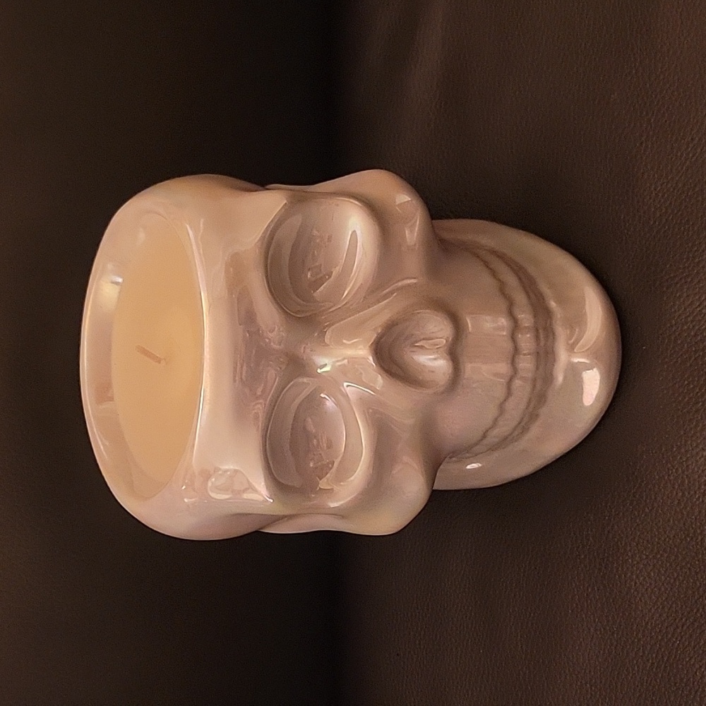 Skull candle. Halloween Decorations Seasonal decor candles